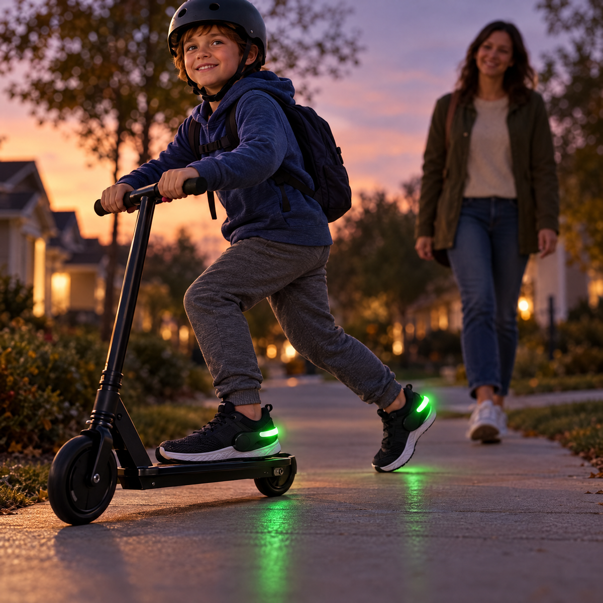 Kids safety at dusk