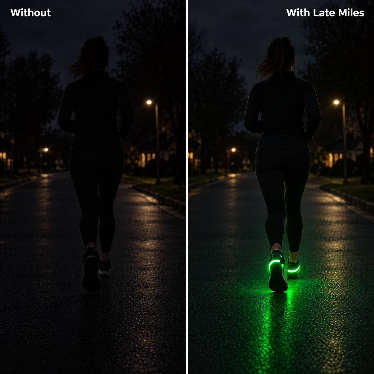 Without vs with Late Miles